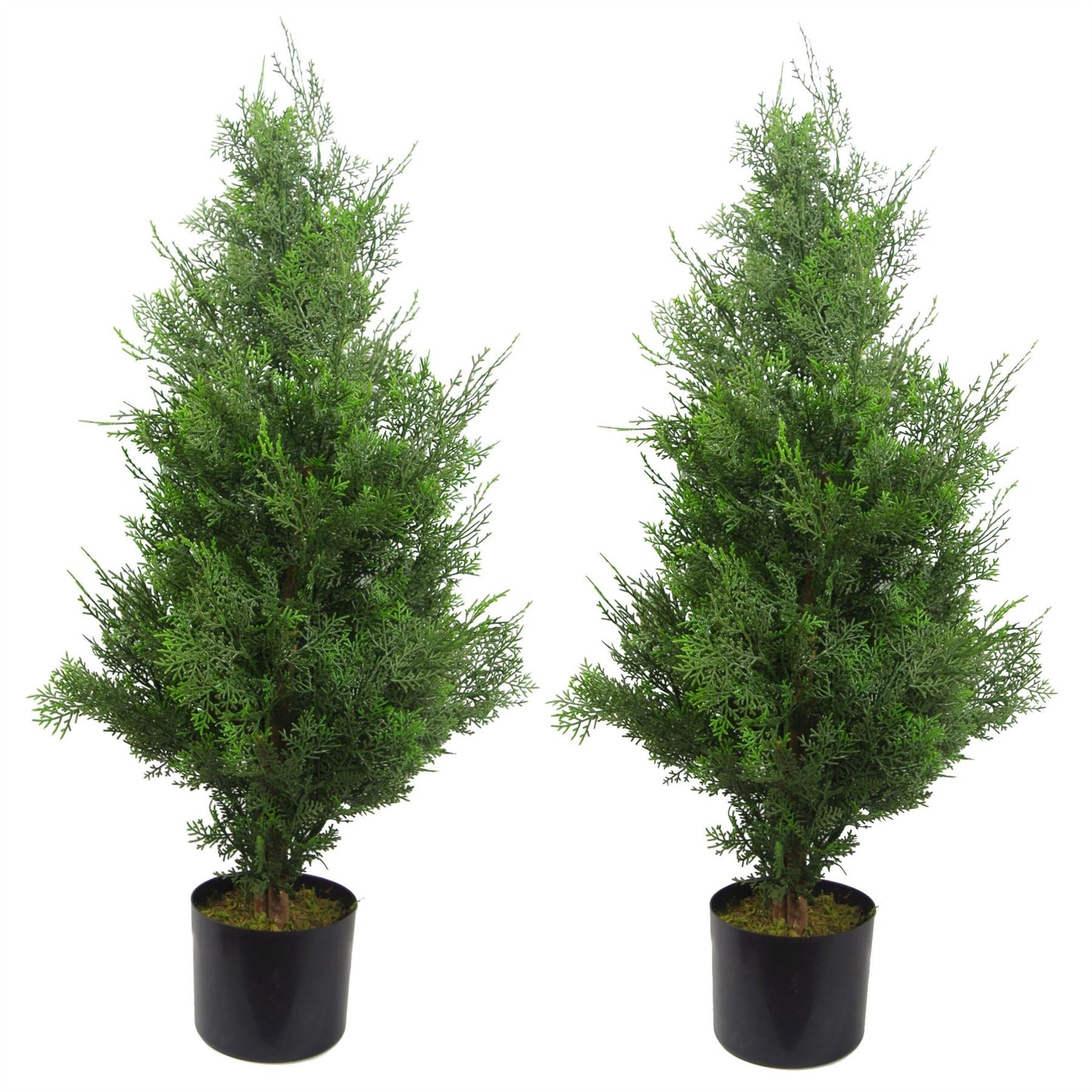 Cypress Cedar Topiary Tree Artificial 90cm Plant